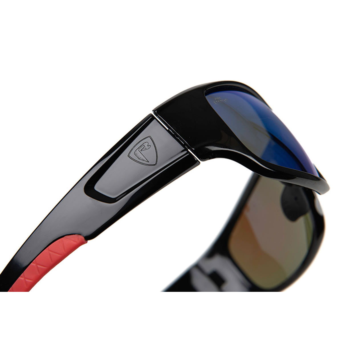 Ochelari Polarizati Fox Rage Shield Wraps Brown Lense Mirror Blue