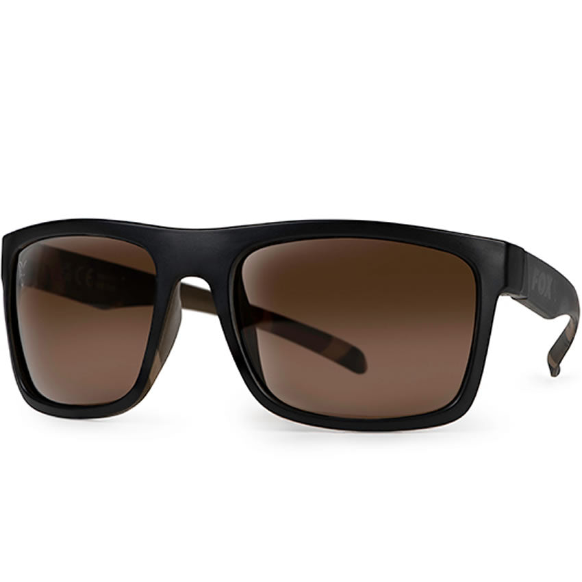 Ochelari de Soare Fox Avius Black Camo, Brown Lense