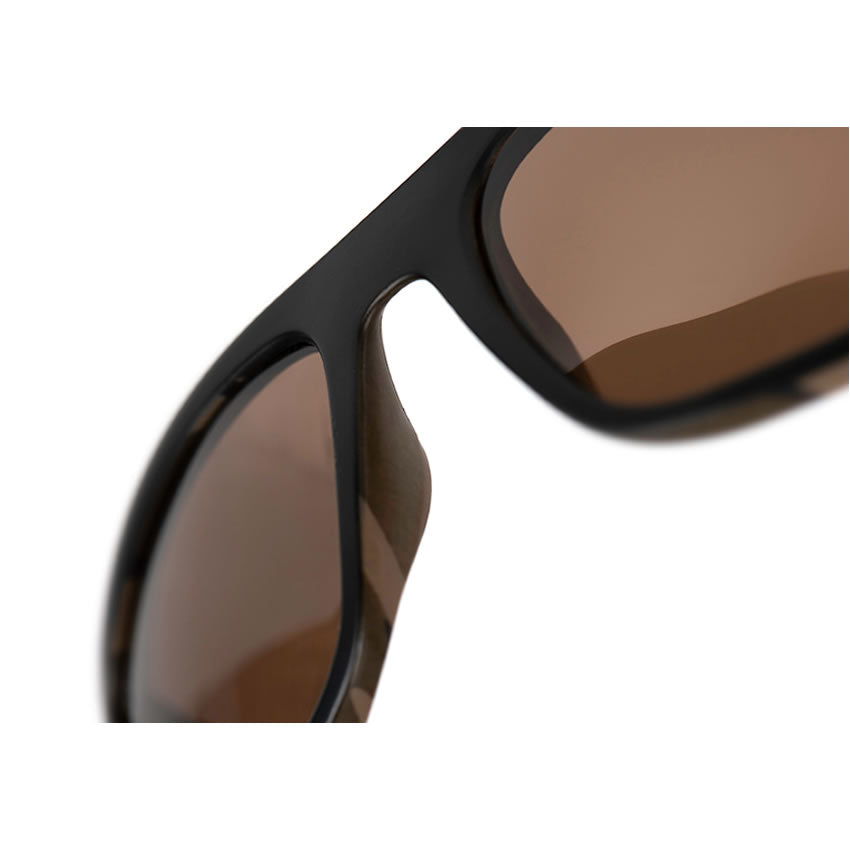 Ochelari de Soare Fox Avius Black Camo, Brown Lense