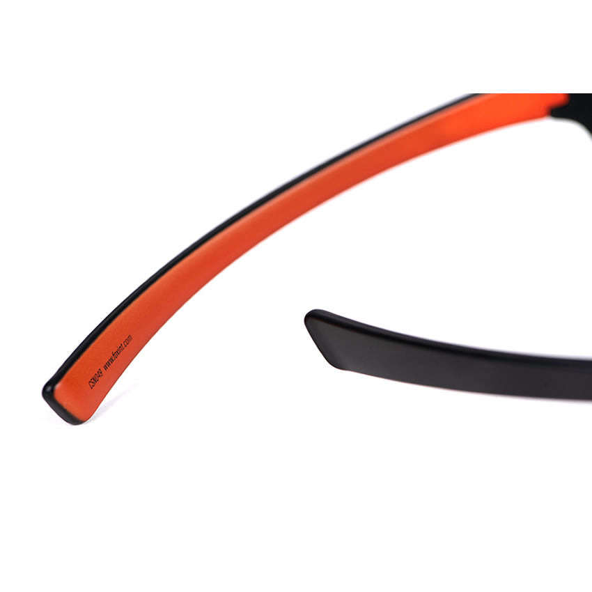 Ochelari de Soare Fox Collection Wraps Black &amp; Orange, Brown Lens