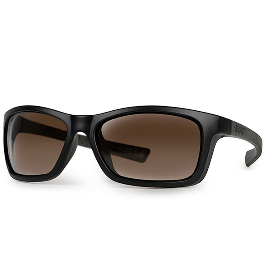 Ochelari de Soare Fox Collection Wraps Green &amp; Black, Brown Lens