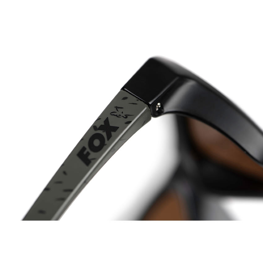 Ochelari de Soare Fox Collection Wraps Green &amp; Black, Brown Lens