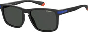 Ochelari de Soare POLAROID PLD 2088/S 0VK/M9, 55mm, Matte Black Blue