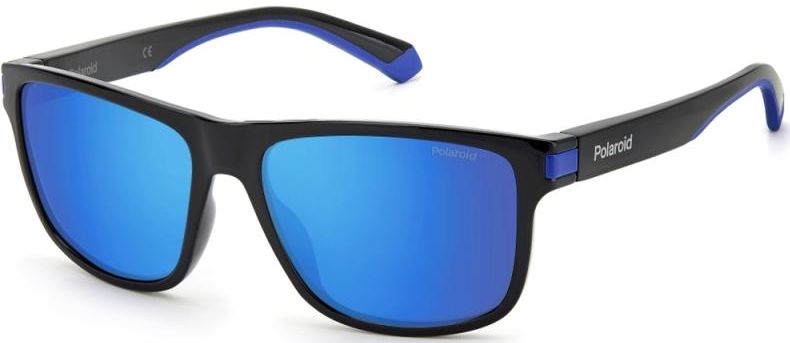 Ochelari de Soare POLAROID PLD 2123/S D51/5X, 57mm, Negru-Albastru