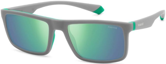 Ochelari de Soare POLAROID PLD 2134/S 3U5/5Z, 56mm, Gri-Verde