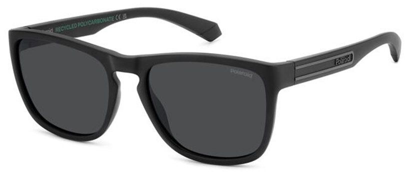 Ochelari de Soare POLAROID Unisex PLD 2161/S O6W/M9, Matte Black Grey ECO