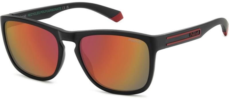 Ochelari de Soare POLAROID Unisex PLD 2161/S Oit OZ 57, Black Red ECO
