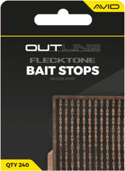 Opritoare AVID Outline Fleck Tone Bait Stops, 240buc/pac