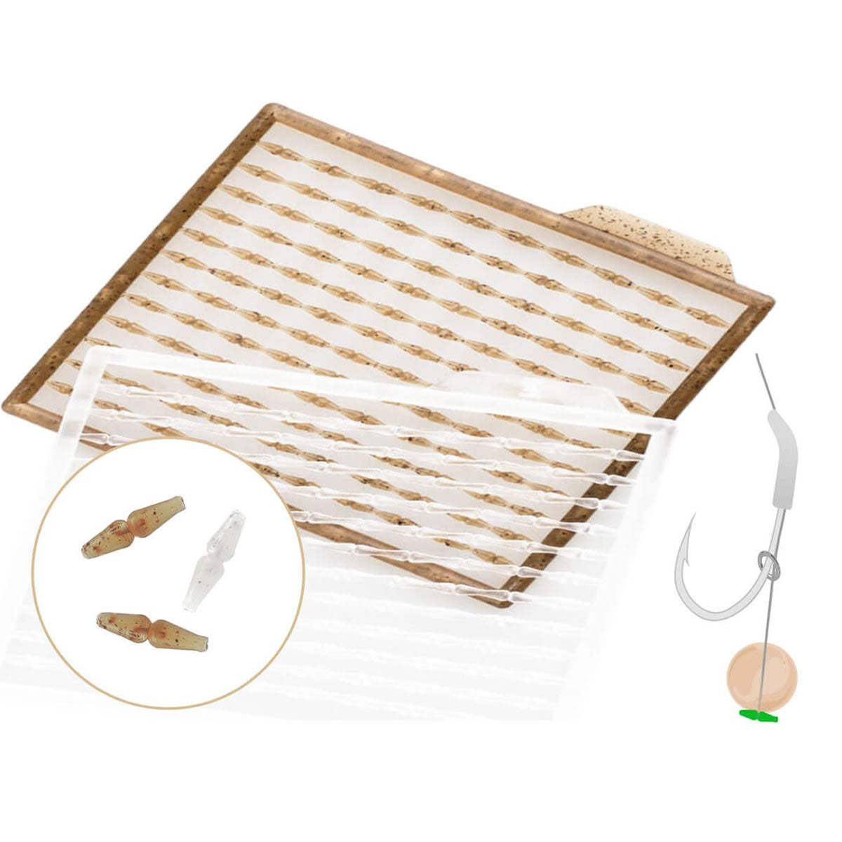 Opritoare Boilies ZFISH Boilie Stops ZX, 240buc/pac