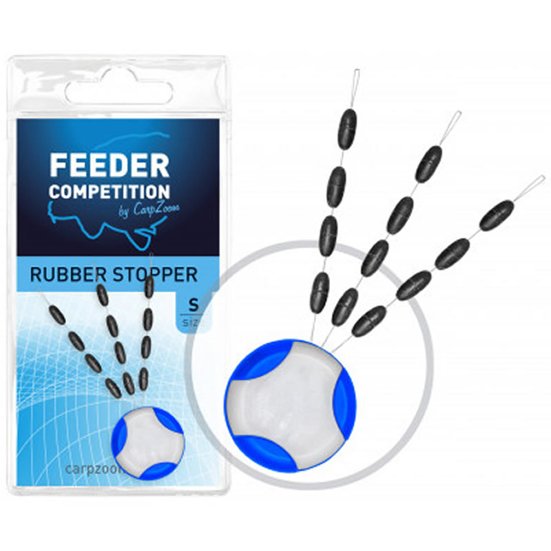 Opritoare CARP ZOOM Feeder Competition Stoppers, 12buc/pac
