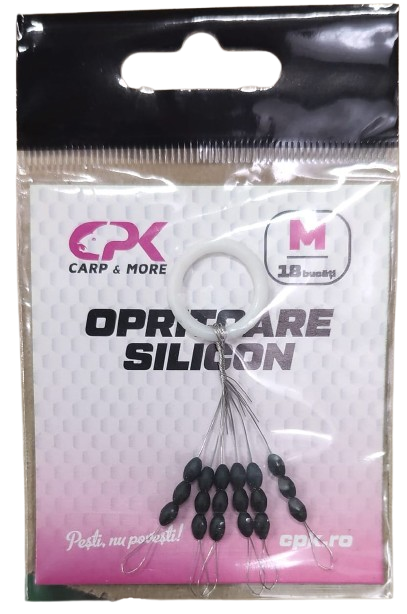 Opritoare CPK Silicon Rubber Line Stops XL, 18buc/pac