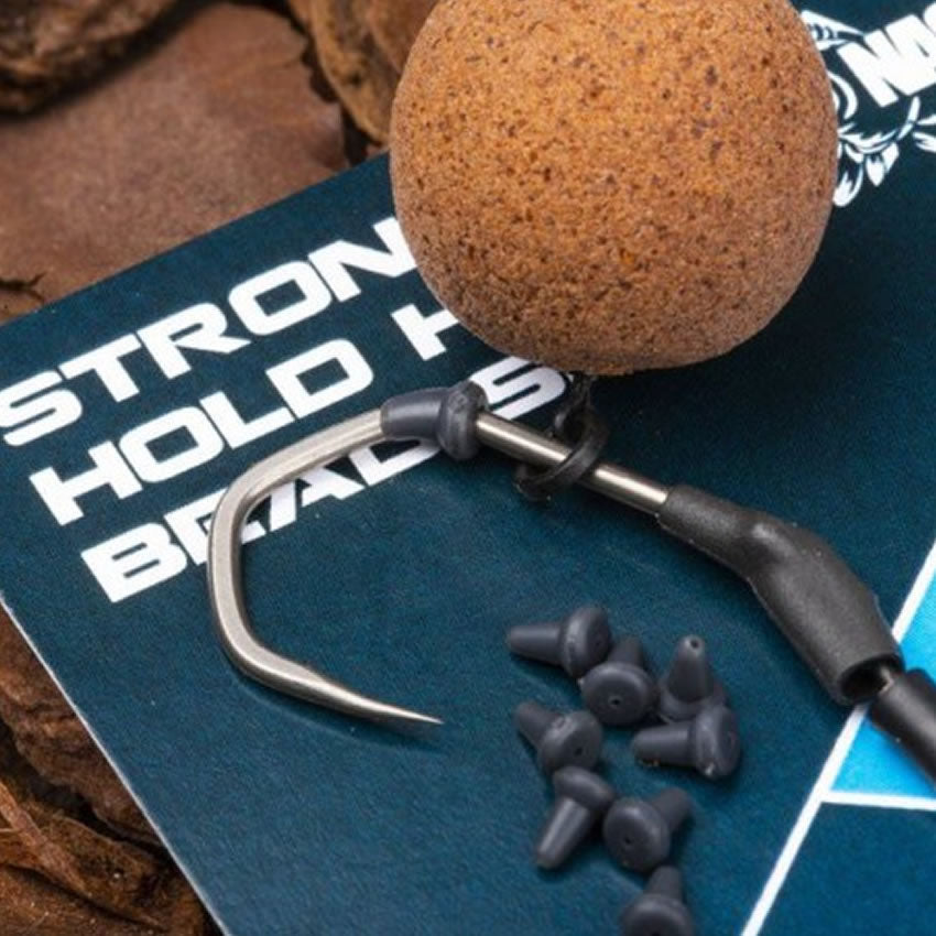 Opritoare Carlig Nash Strong Hold Hook Bead Silt, 20buc/pac
