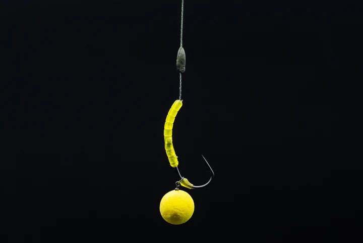 Opritoare Carlig ONE MORE CAST Tackle Dazzlers Long Distance HookBead Green, Large, 30buc/pac