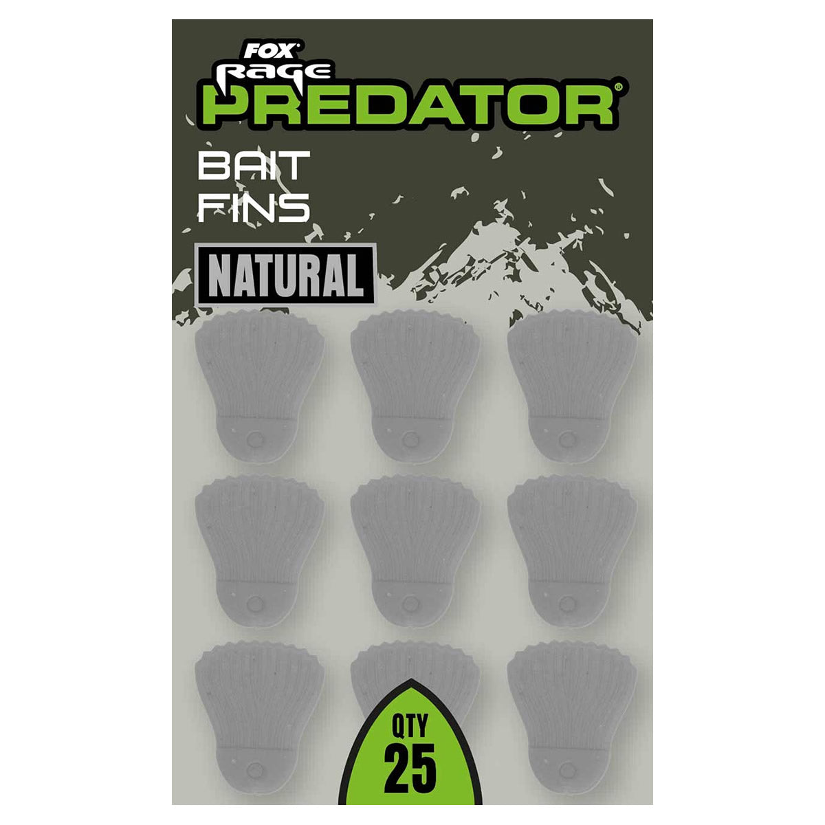 Opritoare FOX RAGE Predator Bait Fins - Natural, 25buc/pac