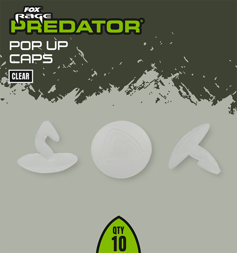 Opritoare FOX RAGE Predator Pop Up Caps, 10buc/pac