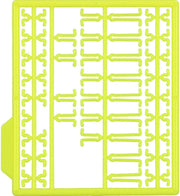 Opritoare MIKADO Hair Extend, Yellow, 2buc/pac