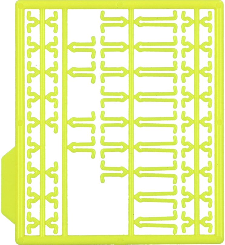 Opritoare MIKADO Hair Extend, Yellow, 2buc/pac