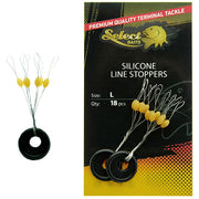 Opritoare Select Baits Silicone Line Stoppers, Medium, 18buc/pac