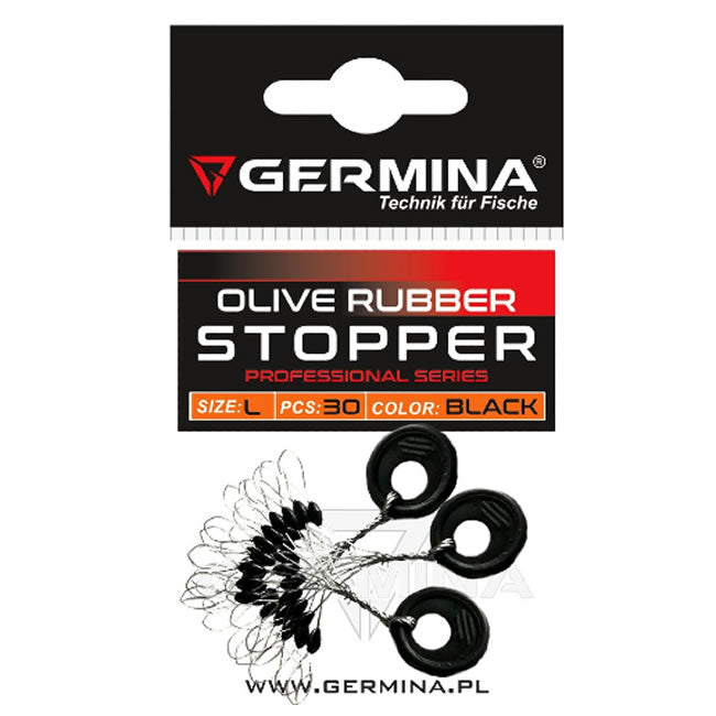 Opritoare Silicon Germina Stopper Olive Rubber, 30buc/plic