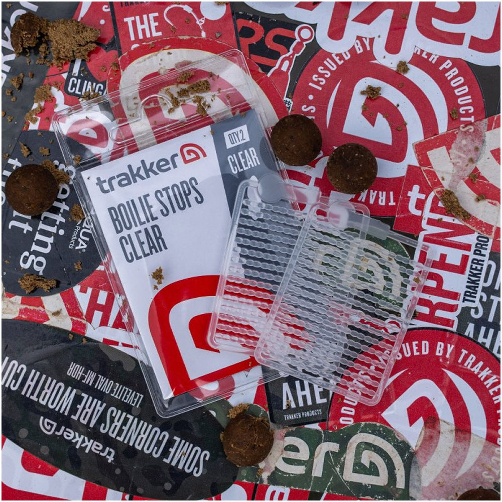 Opritoare TRAKKER Boilie Stops Clear TPx5, 240buc/pac