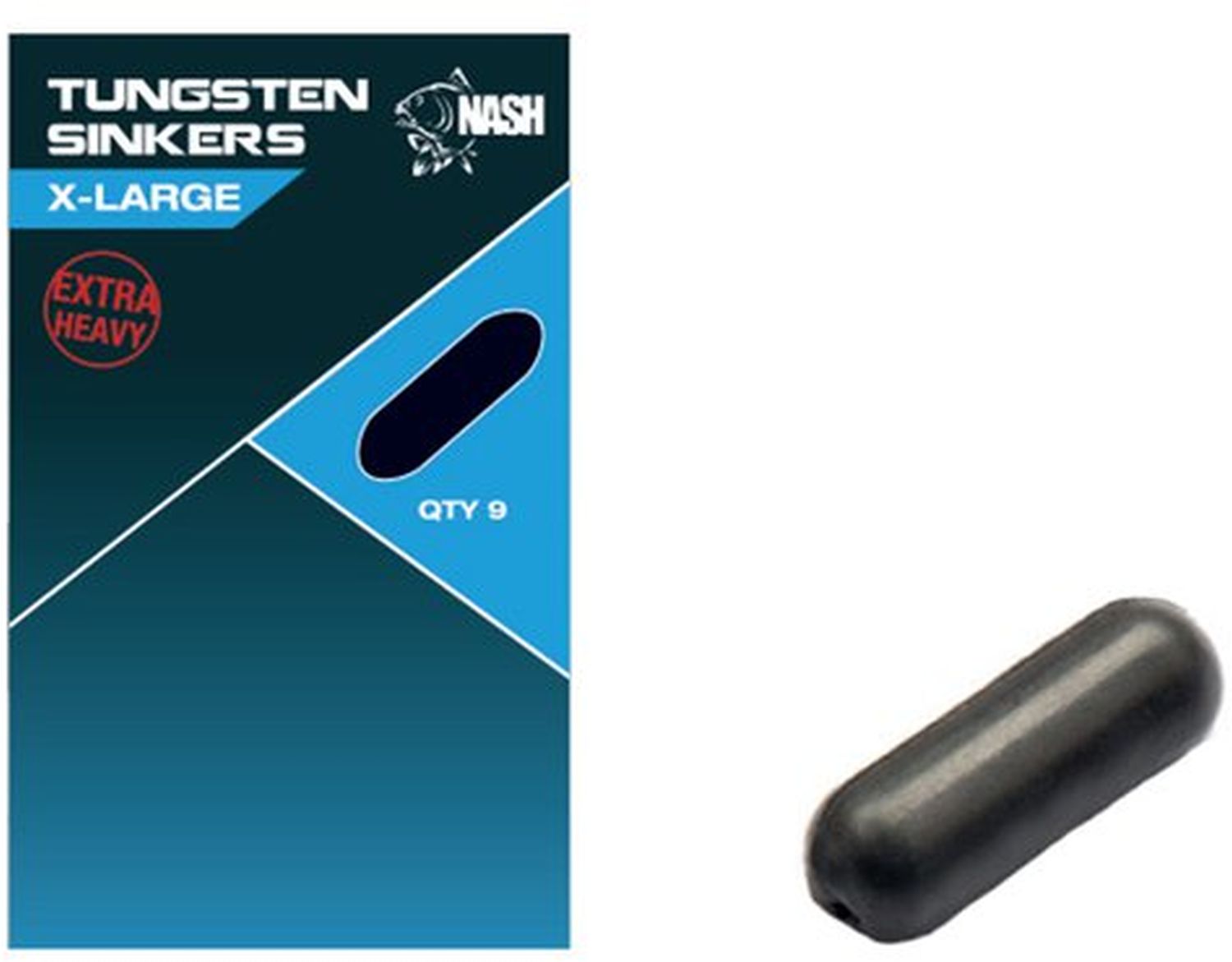 Opritoare Tungsten NASH Tungsten Sinker M, 9buc/pac
