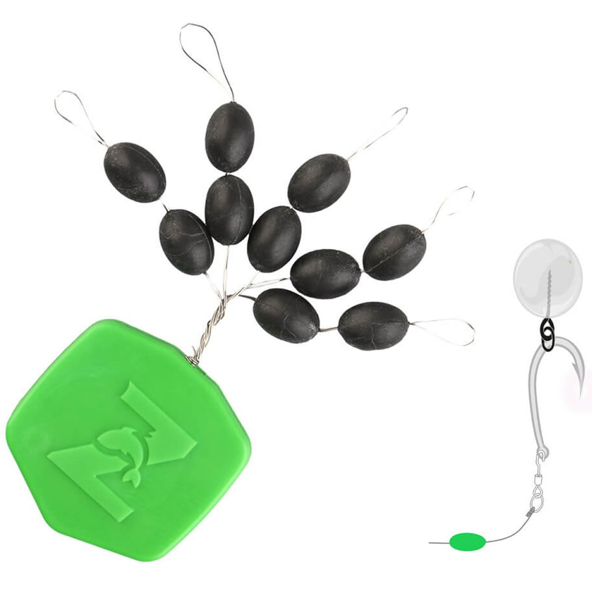 OpritoareTungsten ZFISH Tungsten Oval Beads 10buc/pac