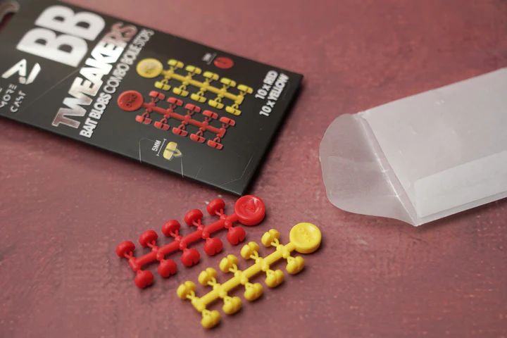 Opritor Tip Capsa ONE MORE CAST Tackle Tweakers Bait Blobs Omcbbry, Red &amp; Yellow, 20buc/pac