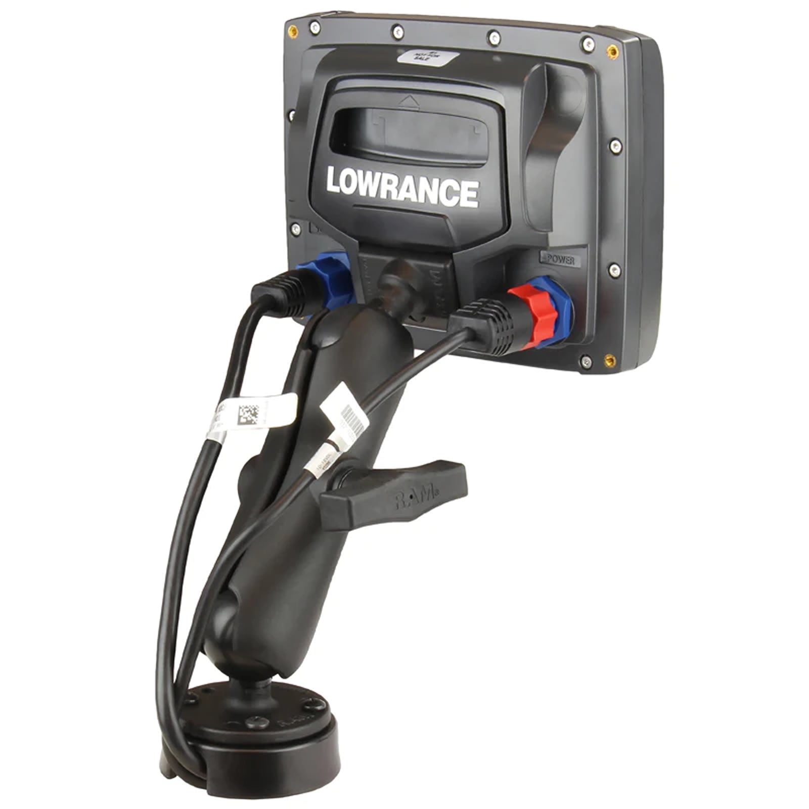 Organizator Cabluri Ram Mounts Cable Manager with AMPS Hole Pattern for Electronic Mounts