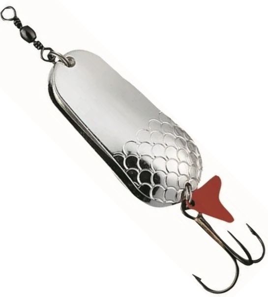 Oscilanata DAM Effzett Twin Spinner Spoon, Silver Silver, 10cm, 60g, 1buc/pac