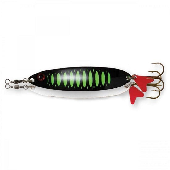 Oscilanta 24gr 80mm DAM Effzett Slim Standard Spoon Fluo Green Black UV