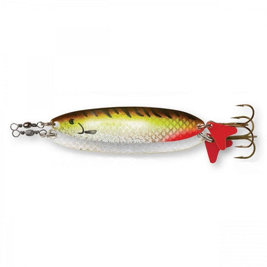 Oscilanta 8gr 50mm DAM Effzett Slim Standard Spoon Olive Chartreuse UV
