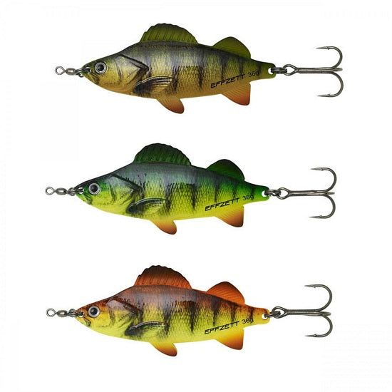 Oscilanta DAM Effzett Perch Spoon Fire Perch UV 36gr 90mm