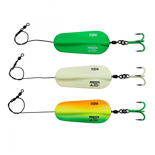 Oscilanta Madcat A-Static Rattlin Inline Spoons 125g Green