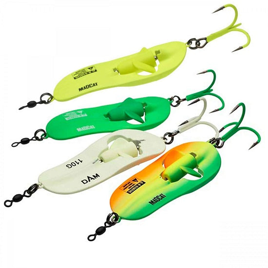 Oscilanta Madcat A-Static Rattlin Spoons 110gr Glow-in-the-dark