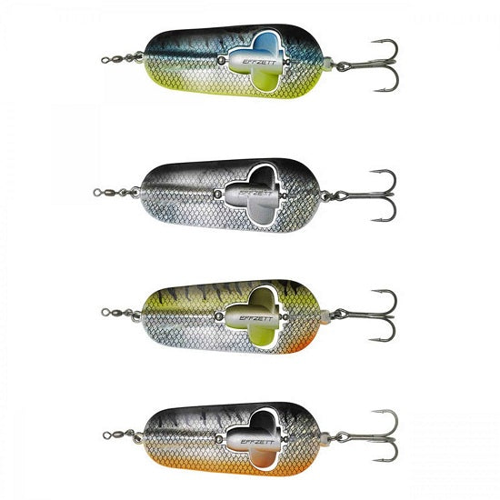 Oscilanta Rattlin 40gr 80mm DAM Effzett Blue Chartreuse UV
