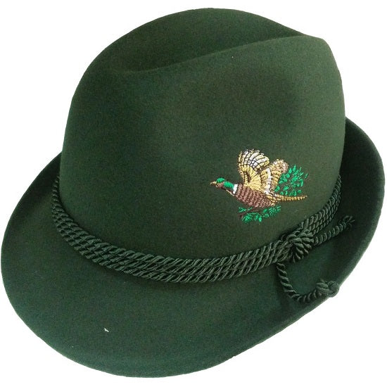 PALARIE TONAK VANATOR BRODERIE FAZAN VERDE