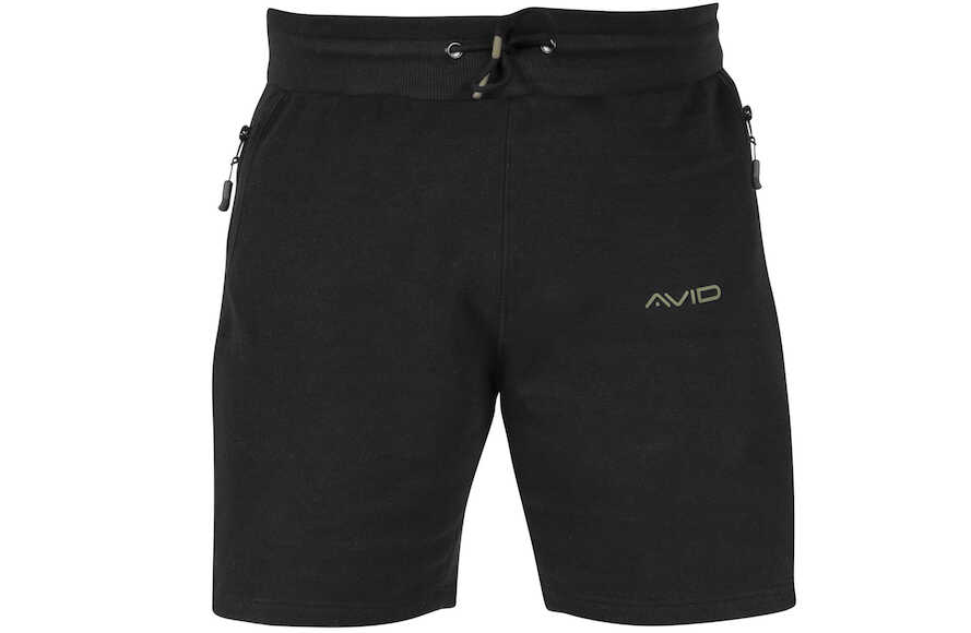 PANTALONI SCURTI AVID CARP DISTORTION BLACK JOGGER