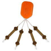 PB Heli-Chod Rubber  Beads X Small Weed 4 buc/plic