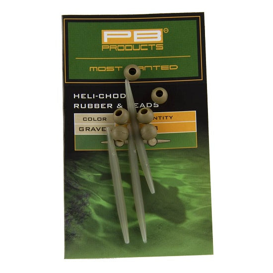 PB Heli-Chod Rubber &amp; Beads Gravel 3buc