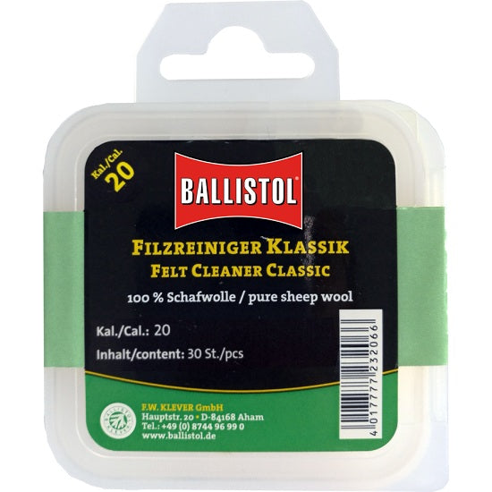 PELETE BALLISTOL LANA PT. CURATAT TEAVA CAL.20 30BUC
