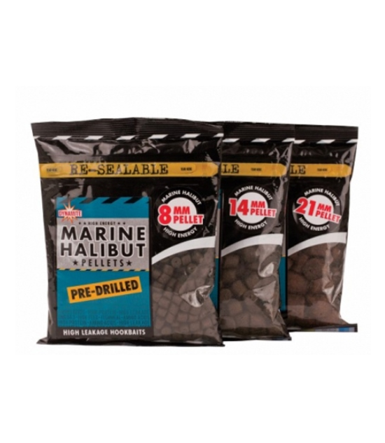 PELETE GAURITE DYNAMITE BAITS MARINE HALIBUT 21MM