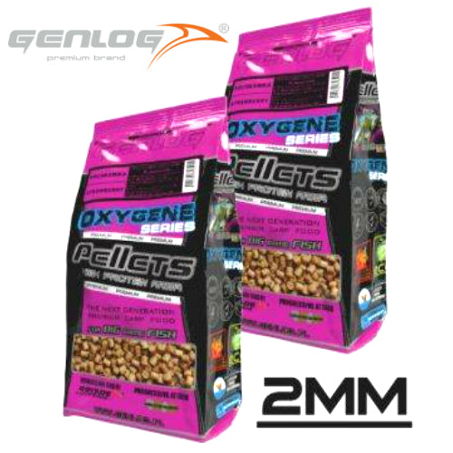 PELETE GENLOG OXYGENE MICRO PELLET 2MM HONEY 800GR