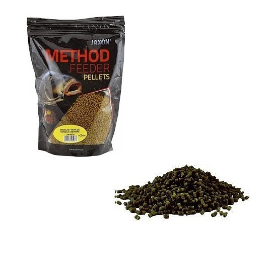 PELETE JAXON METHOD FEEDER GREEN MARZIPAN 2mm 500g