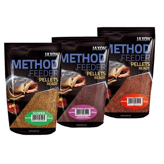 PELETE JAXON METHOD FEEDER READY BLACK HALIBUT 2mm 500g