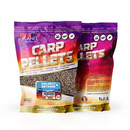 PELETE SENZOR PENTRU MOMITOR HALIBUT &amp; BETAINE 2mm 800g