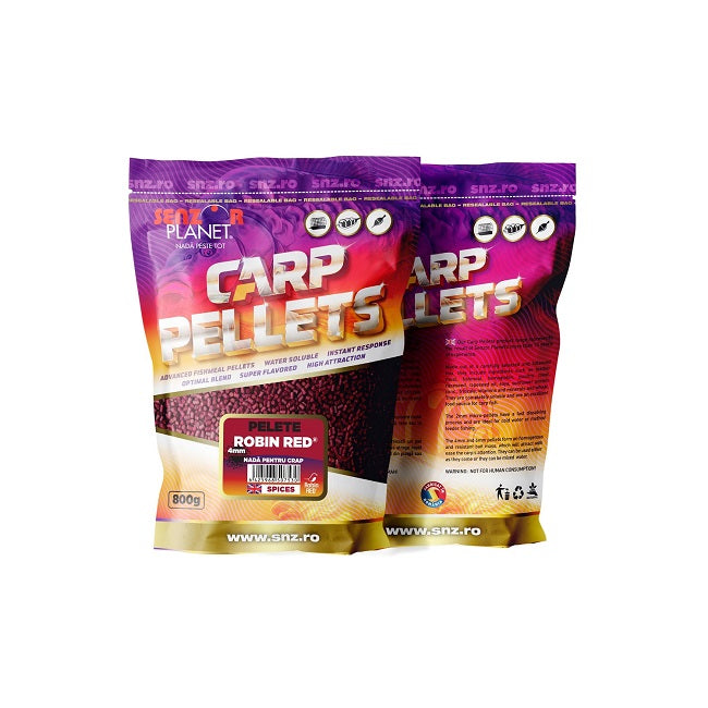 PELETE SENZOR ROBIN RED 4mm 800g