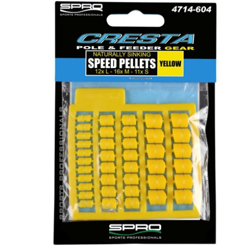 PELLETE CRESTA ARTICIFCIALE YELLOW 39 BUC 