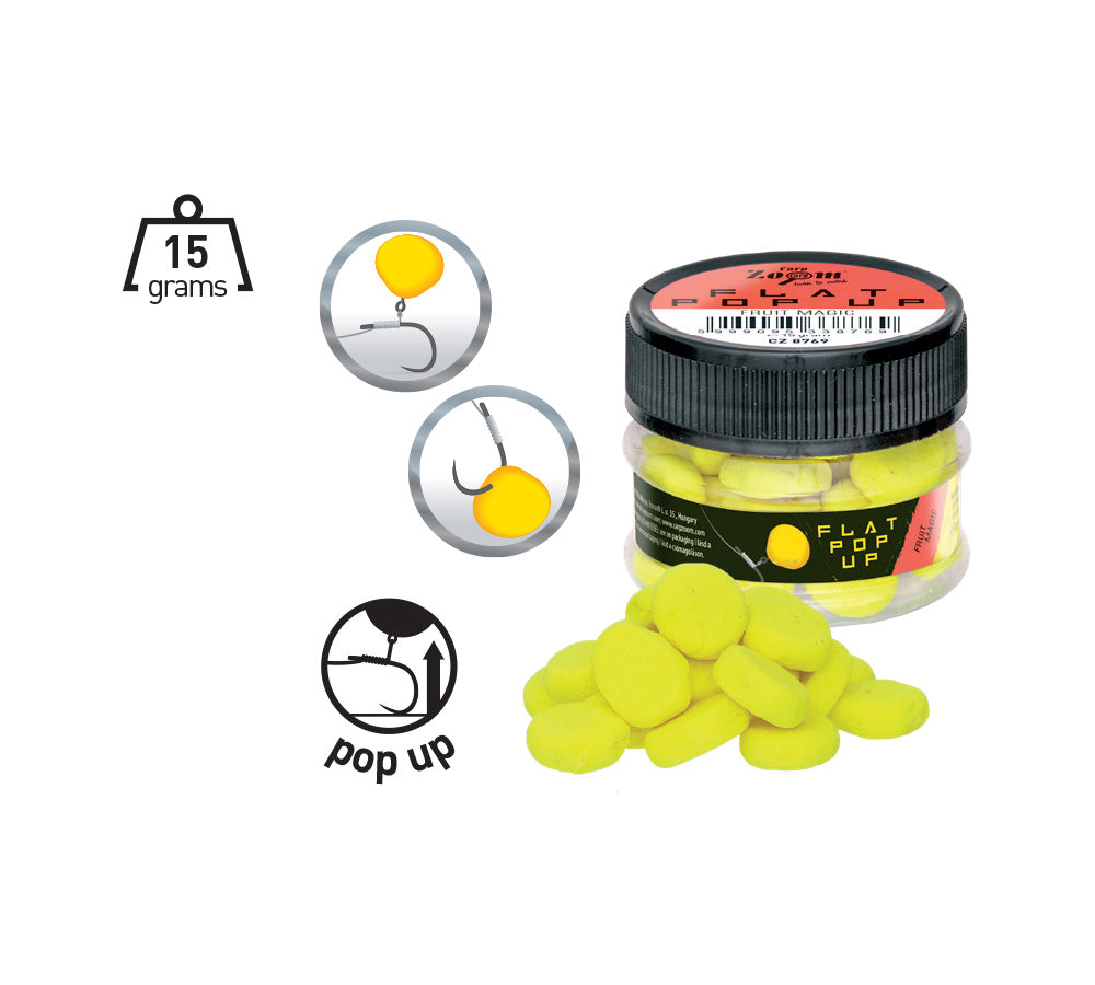 POP-UP CARP ZOOM FLAT 15gr Fruit Magic