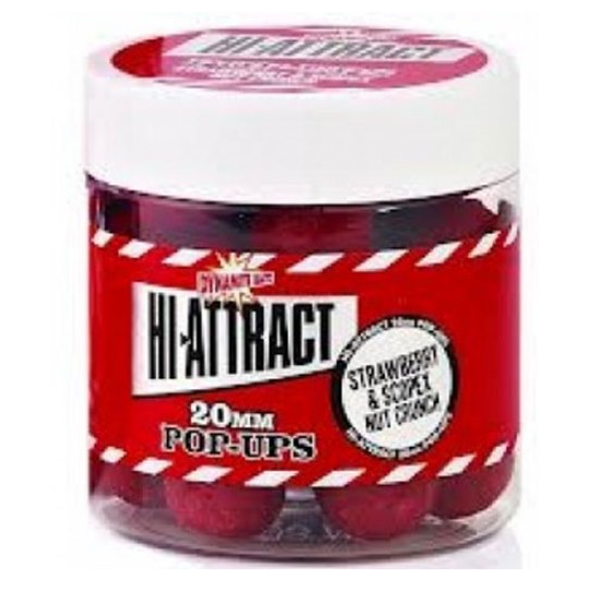 POP-UP DYNAMITE BAITS STRAWBERRY AND SCOPEX NUT CRUNCH 15MM