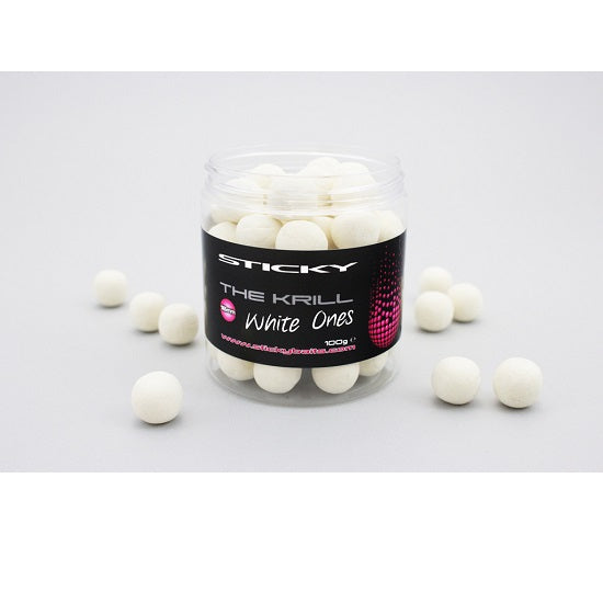POP-UP STICKY BAITS WHITE KRILL 16MM